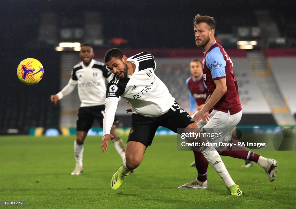 Fulham v West Ham United - Premier League - Craven Cottage