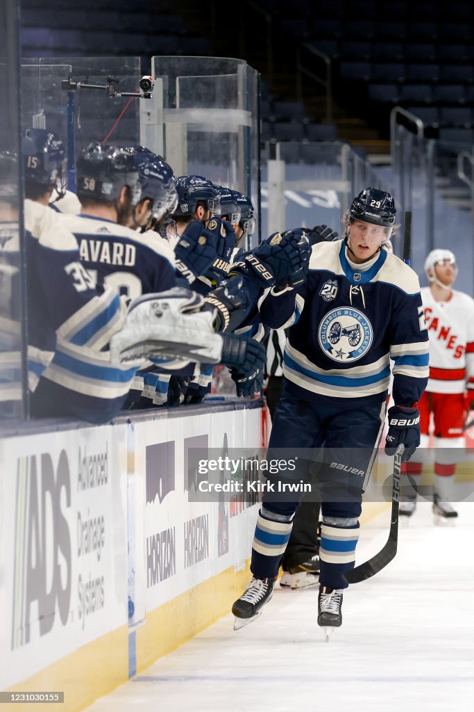 Carolina Hurricanes v Columbus Blue Jackets