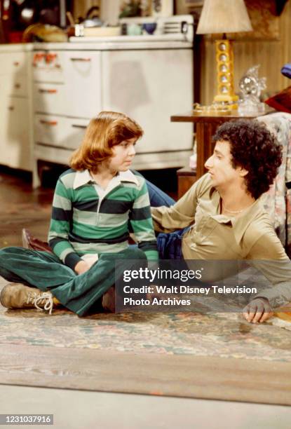 Andrea McArdle, Ron Palillo appearing in the unaired pilot for the ABC tv series 'Horshak'.