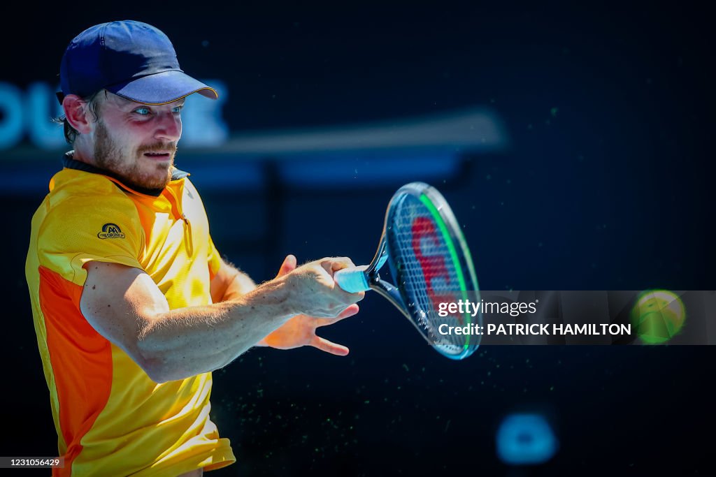 TENNIS AUSTRALIAN OPEN R1 GOFFIN VS POPYRIN