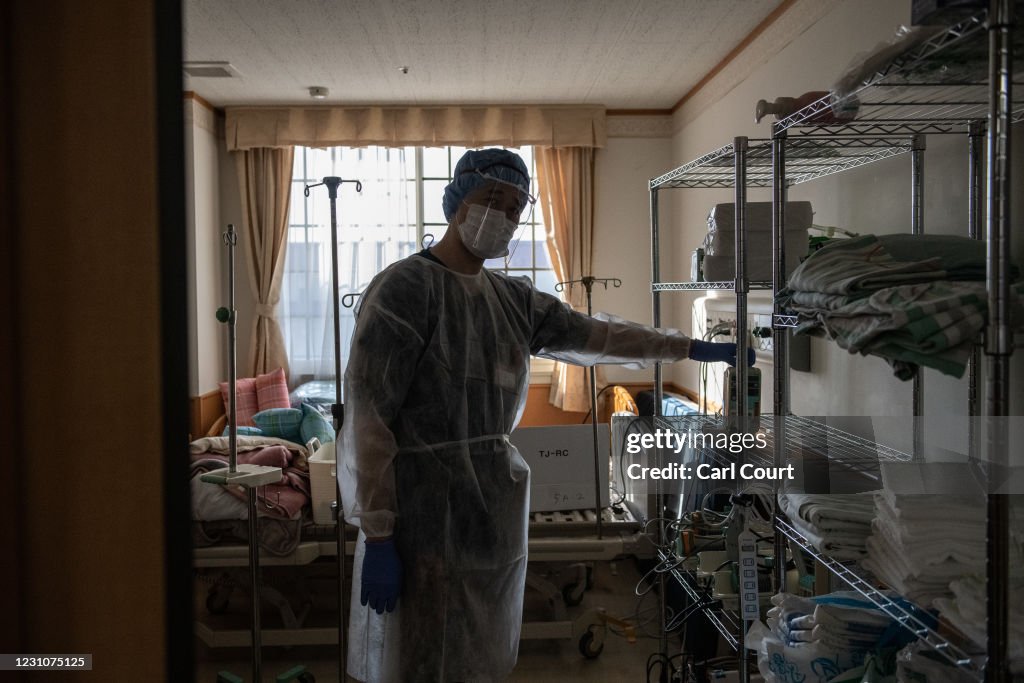 Coronavirus Patients Treated At Sakura General Hospital In Aichi