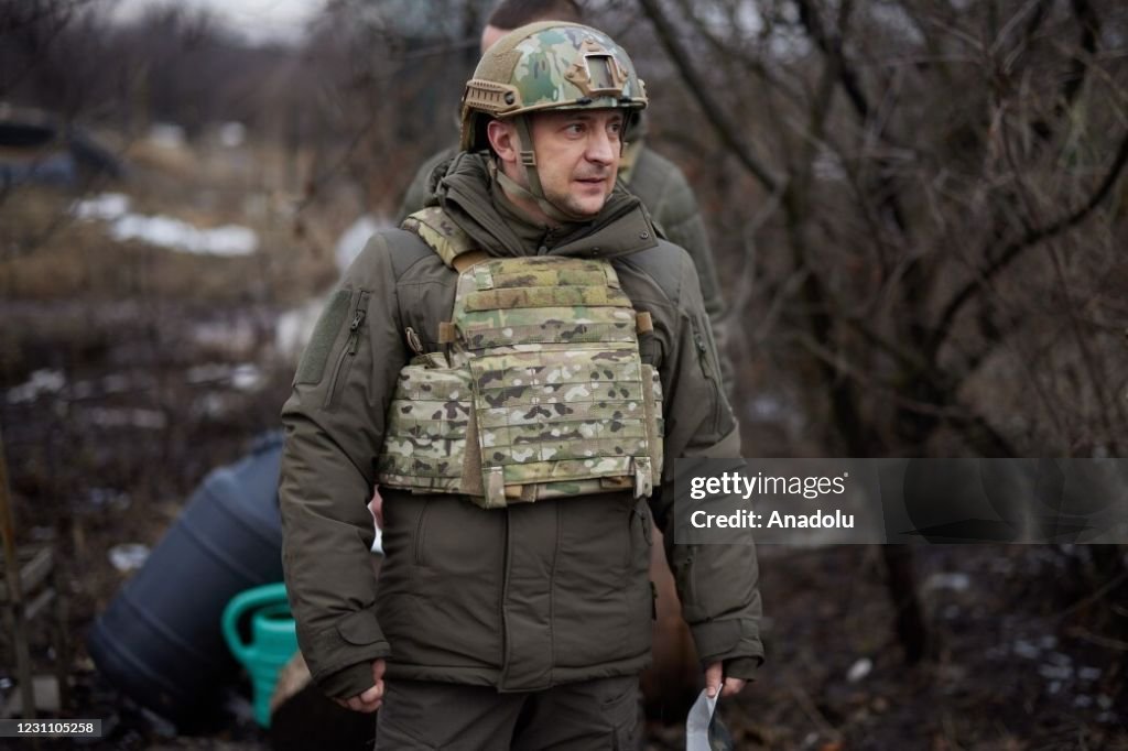 Ukrainian President Volodymyr Zelensky