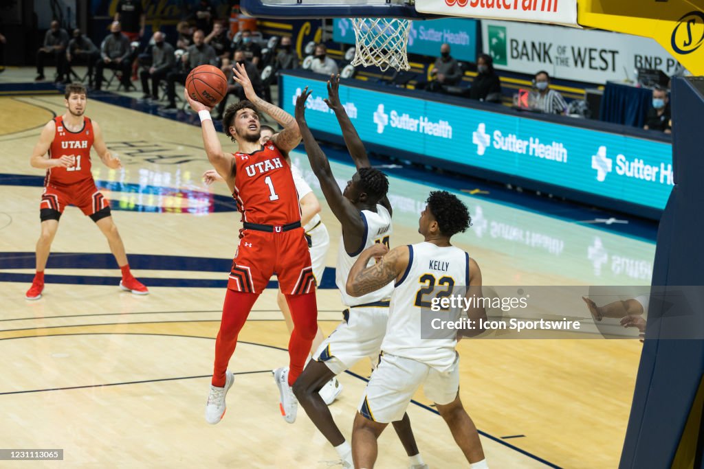 COLLEGE BASKETBALL: FEB 11 Utah at Cal