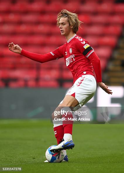 Ryley Butler Ryley Towler of Bristol City during the Sky Bet Championship match ...