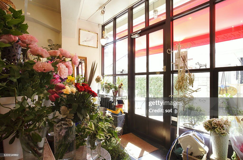 A flower shop