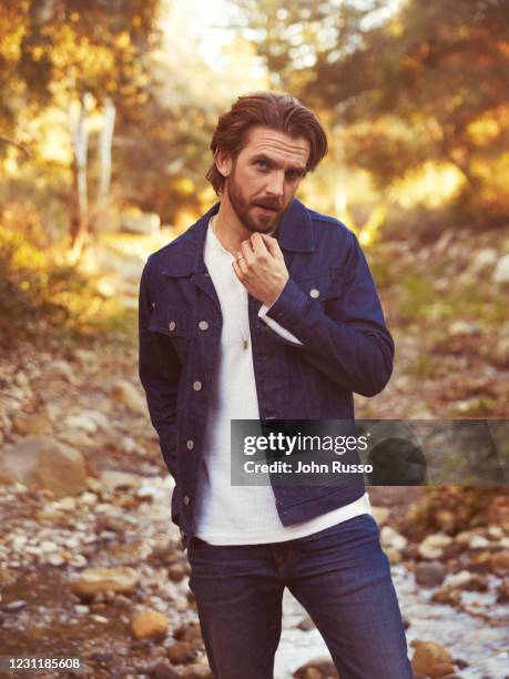 Actor Dan Stevens is photographed for Gio Journal on February 5, 2021 in Los Angeles, California.