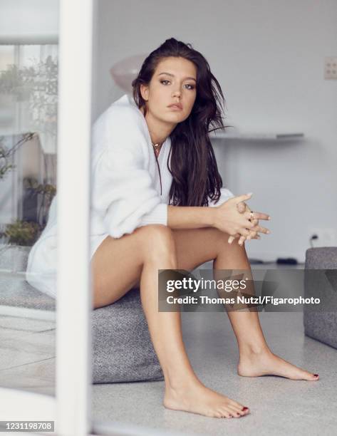 Actress Adèle Exarchopoulos poses for a portrait on December 15, 2020 in Paris, France.