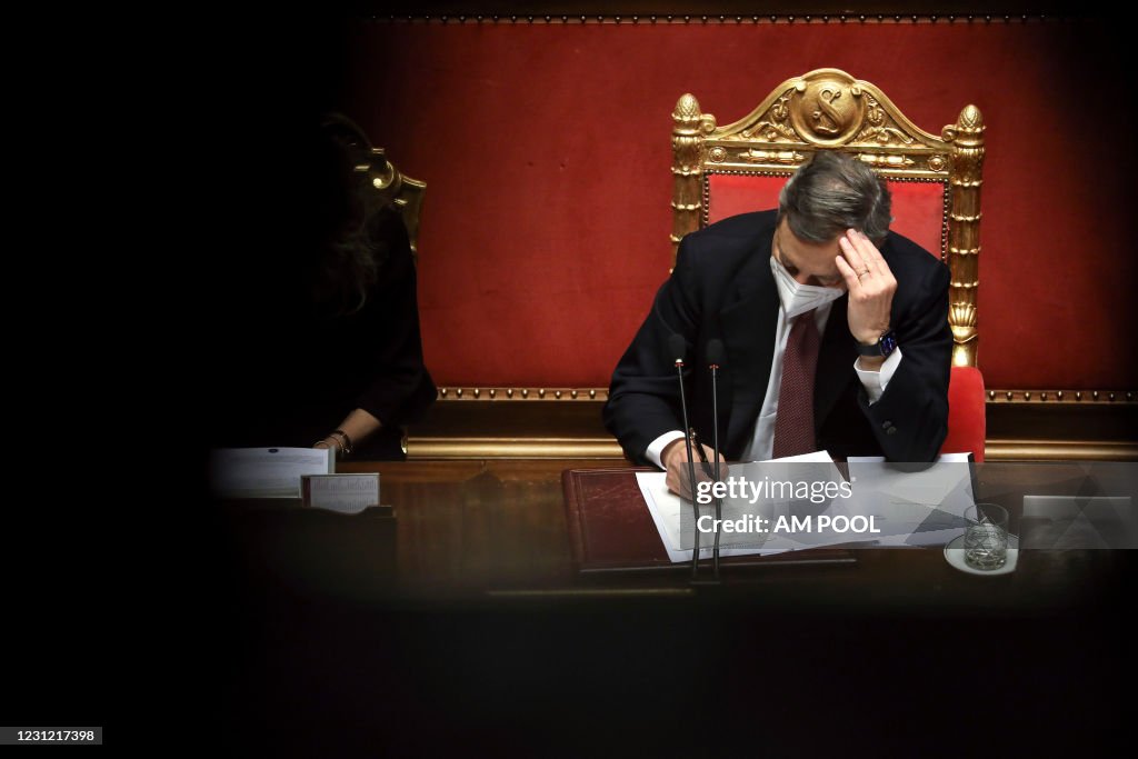 Italy's New PM Draghi Looks To Secure Senate Vote