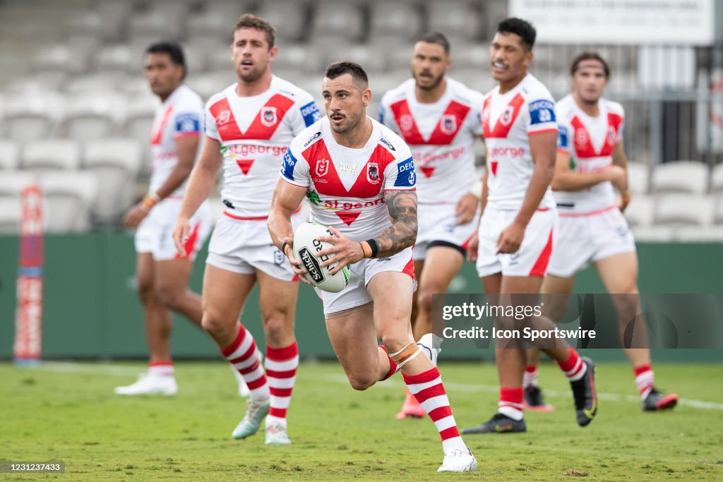 RUGBY: FEB 18 NRL Trial - Eels v Dragons