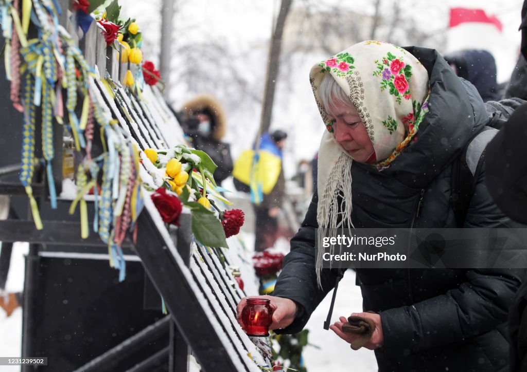 Anniversary Of Euro Maidan In Ukraine