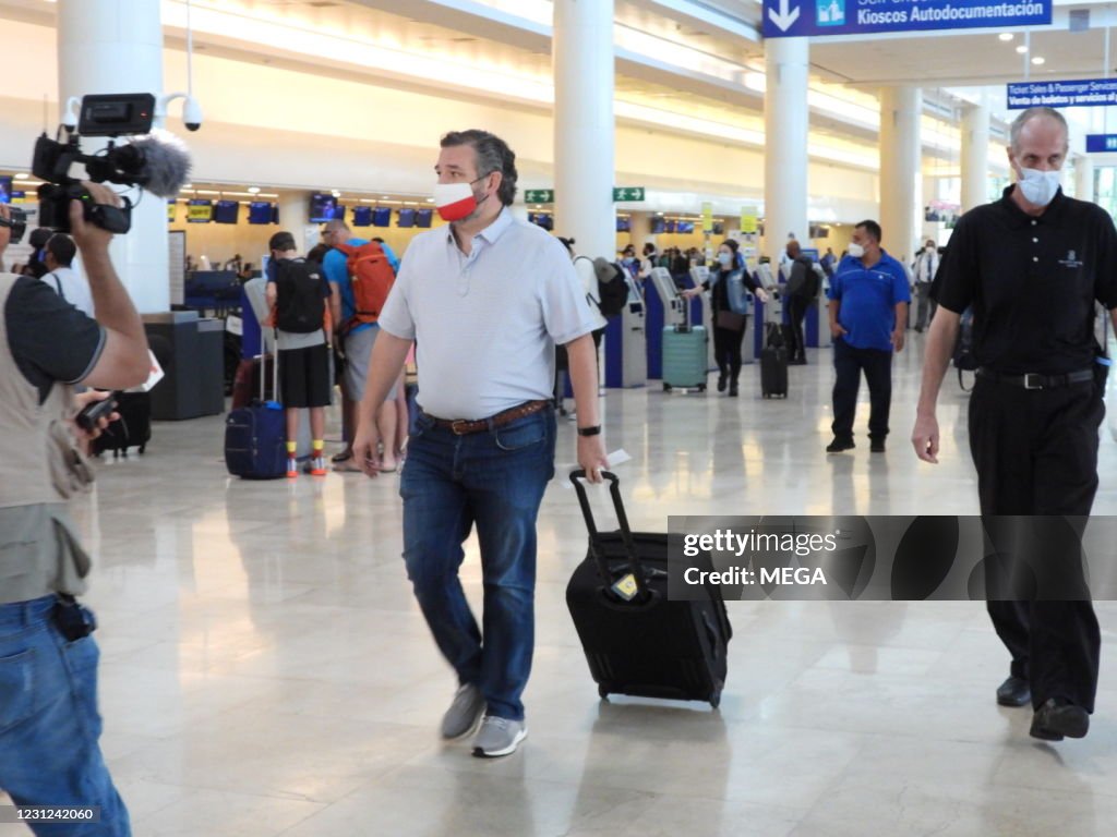 Celebrity Sightings In Mexico - February 18, 2021