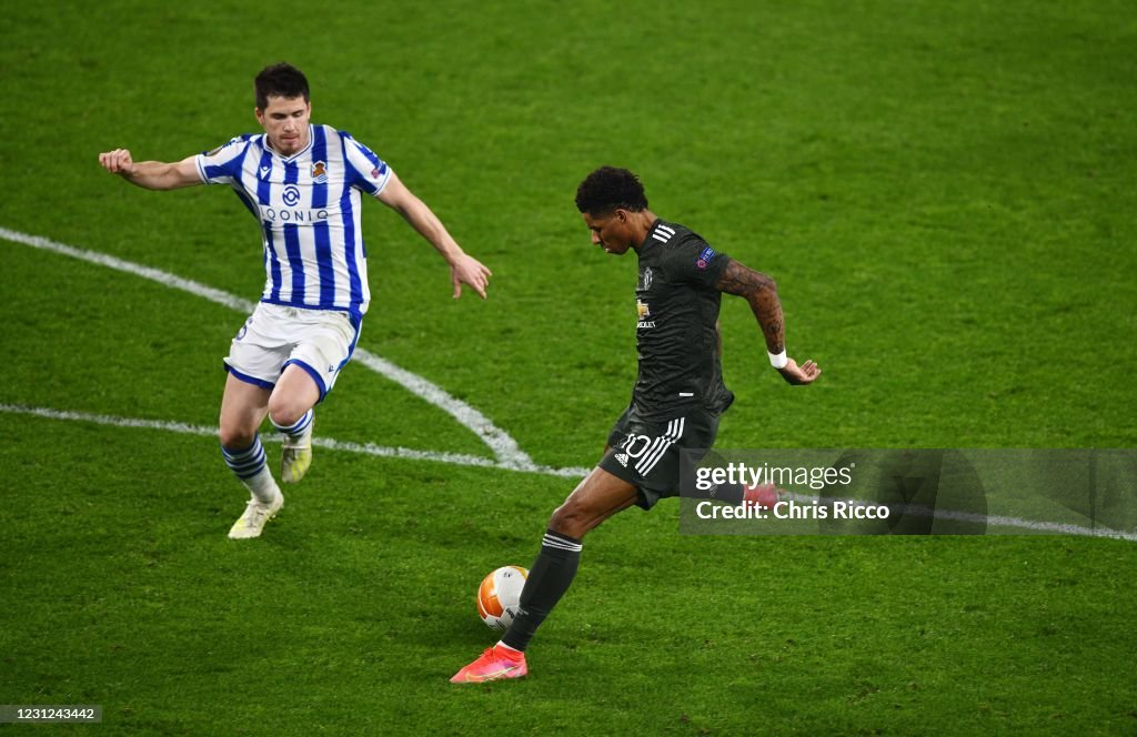 Real Sociedad v Manchester United - UEFA Europa League Round Of 32 Leg One