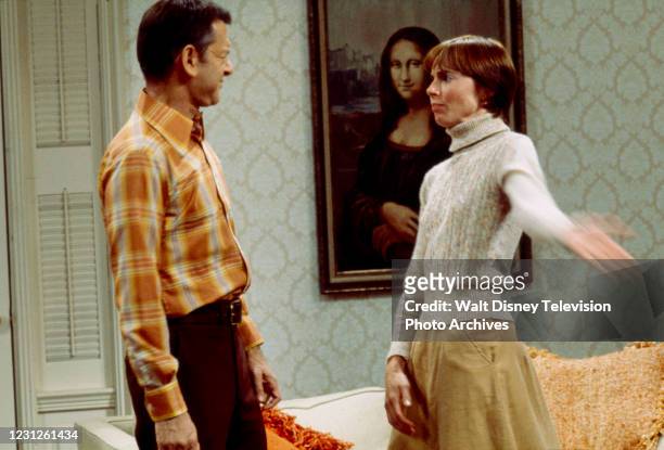 Tony Randall, Susan Blanchard appearing on the ABC tv special 'Inside Television: ABC '76'.