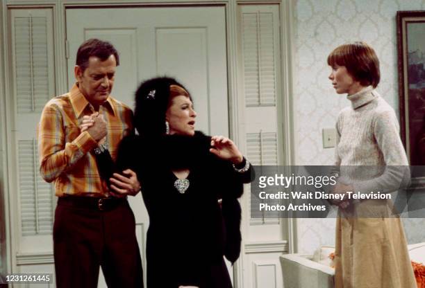 Tony Randall, Nancy Walker, Susan Blanchard appearing on the ABC tv special 'Inside Television: ABC '76'.