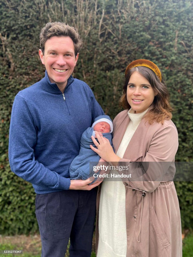 Princess Eugenie & Jack Brooksbank Present Their New Born Son August Philip Hawke Brooksbank