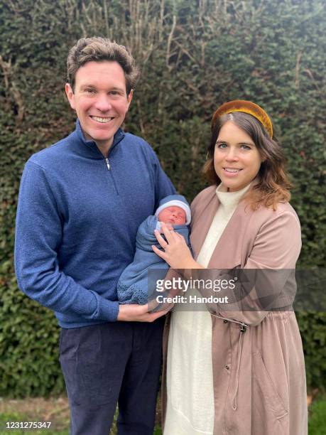 In this undated image released by Princess Eugenie and Mr Jack Brooksbank) This undated handout photo issued by Buckingham Palace on February 20,...