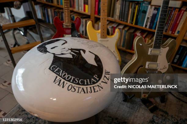 Illustration picture shows the birth house of Belgian famous poet Paul Van Ostaijen, in the center of Antwerp, Sunday 21 February 2021. On 22...