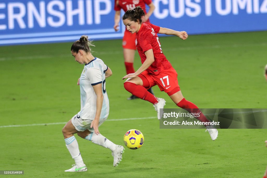 2021 SheBelieves Cup - Argentina v Canada