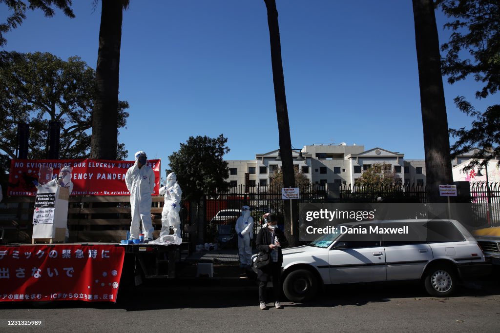 Protest against turning Sakura Care Facility into multifamily housing