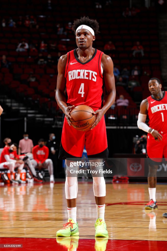 Daniel House Rockets Danuel House Jr. #4 of the Houston Rockets shoots a free throw... News ...