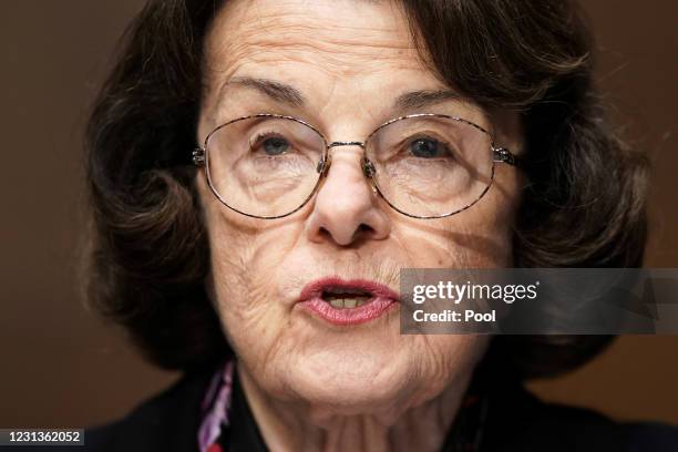 Sen. Dianne Feinstein introduces Xavier Becerra, nominee for Secretary of Health and Human Services, during his Senate Finance Committee nomination...