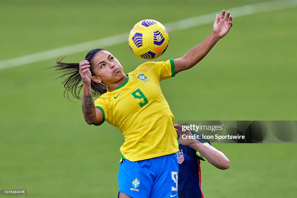 SOCCER: FEB 21 SheBelieves Cup - USA v Brazil