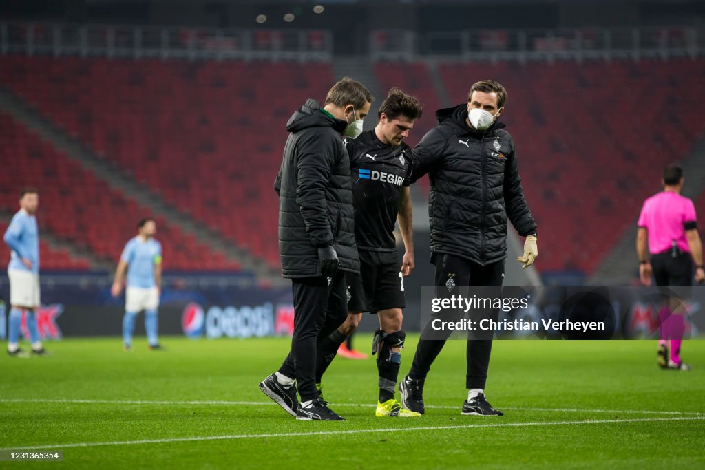 Borussia Mönchengladbach v Manchester City  - UEFA Champions League Round Of 16 Leg One