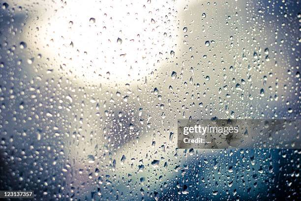 raindrops on car window - raindrop bildbanksfoton och bilder