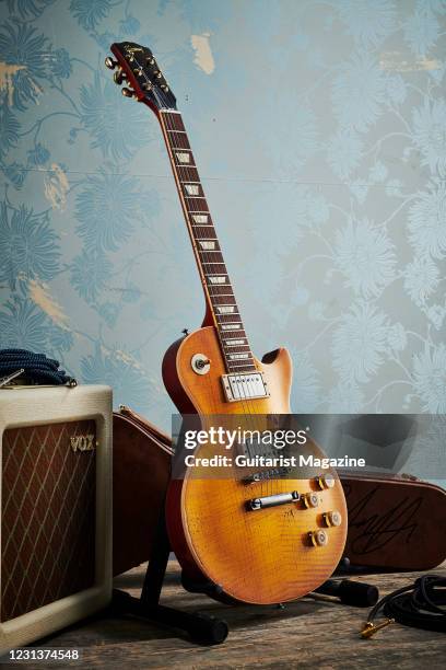 Gibson Paul Kossoff 1959 Les Paul Aged electric guitar, taken on July 22, 2020.