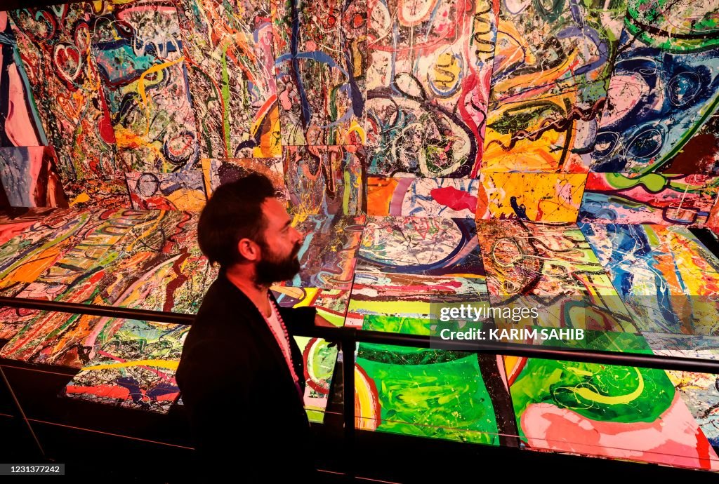 Pyaro Jafri Dubai-based British contemporary artist Sacha Jafri stares at ...