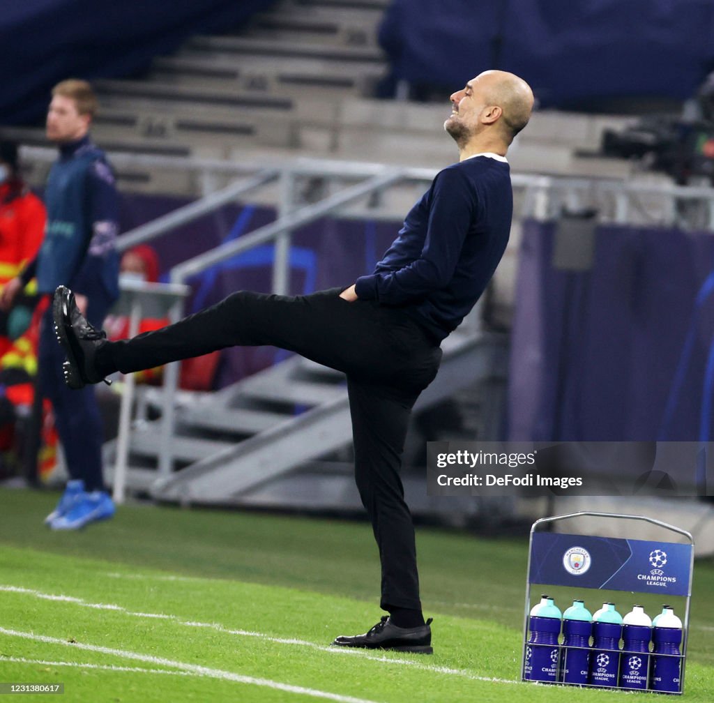 Borussia Mönchengladbach v Manchester City  - UEFA Champions League Round Of 16 Leg One