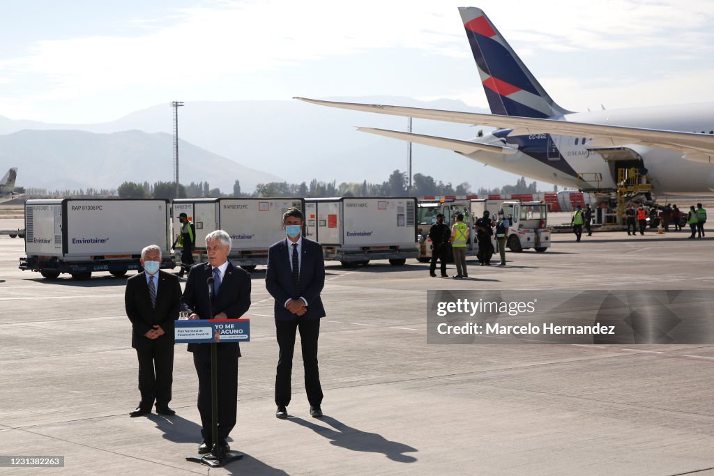 Chile Receives Two Million Doses of Sinovac Vaccines