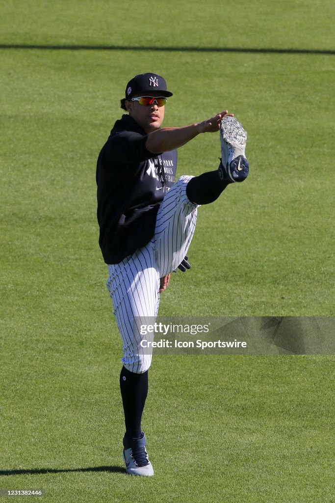 MLB: FEB 25 Spring Training - Yankees Workout