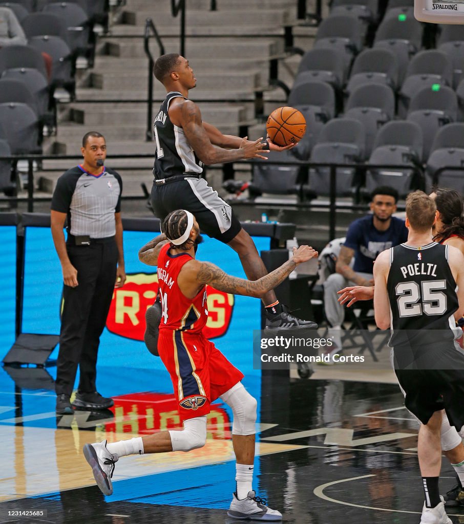 New Orleans Pelicans v San Antonio Spurs