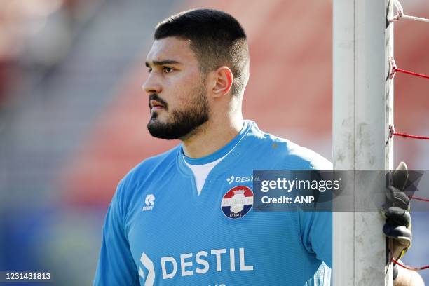 Willem II goalkeeper Aro Muric during the Dutch Eredivisie match between Sparta Rotterdam and Willem II at Sparta Stadium Het Kasteel on February 28,...