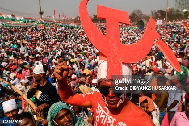 Marxist Rally 1,095 Indian Communist Party Marxist Stock Photos, High-Res Pictures ...
