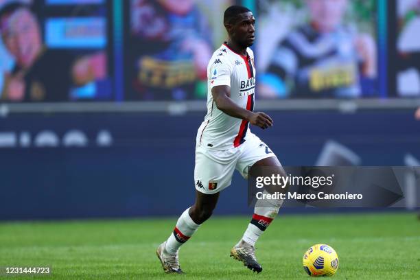 Cristian Zapata of Genoa Cfc in action during the Serie A match between Fc Internazionale and Genoa Cfc. Fc Internazionale wins 3-0 over Genoa Cfc.