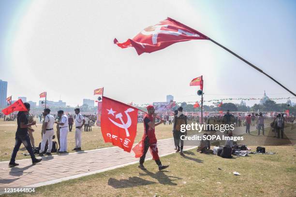 Marxist Rally Communist Party Of Indian Marxist Photos and Premium High Res Pictures ...
