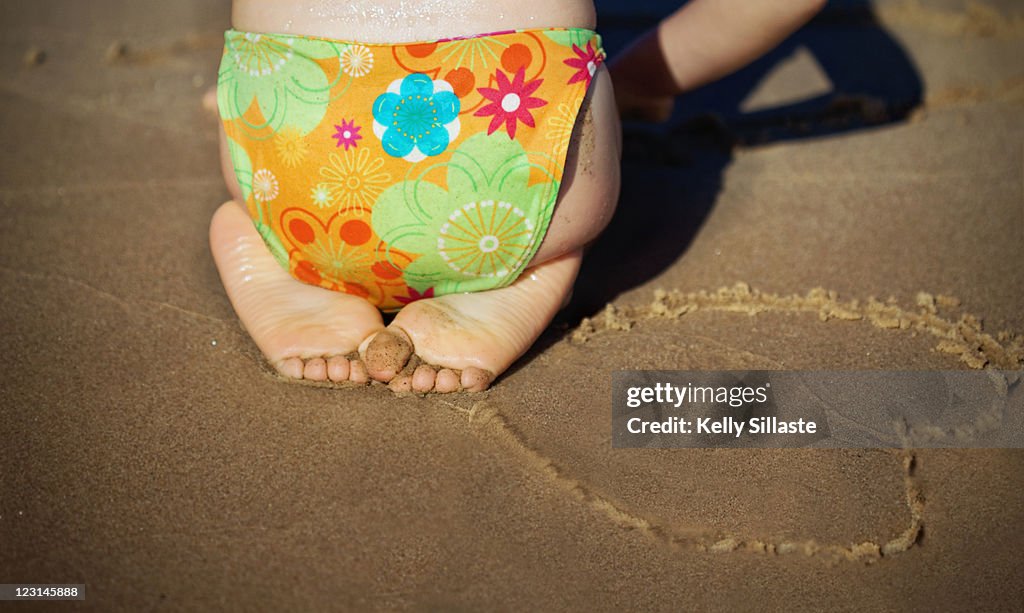 Preschool sand play