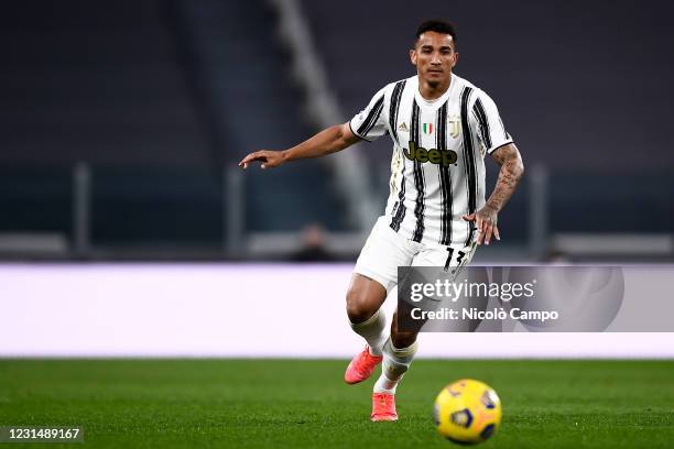 Danilo Luiz da Silva of Juventus FC in action during the Serie A football match between Juventus FC and Spezia Calcio. Juventus FC won 3-0 over...