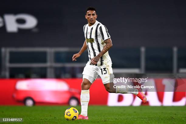 Danilo Luiz da Silva of Juventus FC in action during the Serie A football match between Juventus FC and Spezia Calcio. Juventus FC won 3-0 over...