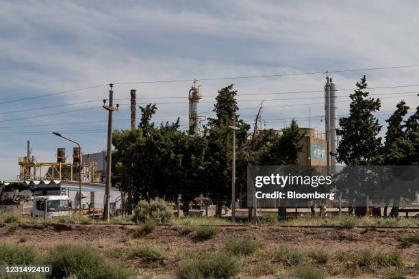 Facility in Plaza Huincul, Neuquen province, Argentina, on Tuesday, March 2, 2021. YPF, Argentinas state-run oil company, needs to come up with more...