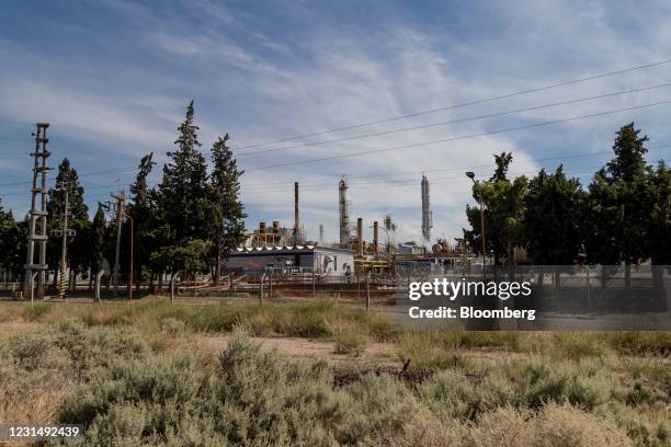Facility in Plaza Huincul, Neuquen province, Argentina, on Tuesday, March 2, 2021. YPF, Argentinas state-run oil company, needs to come up with more...