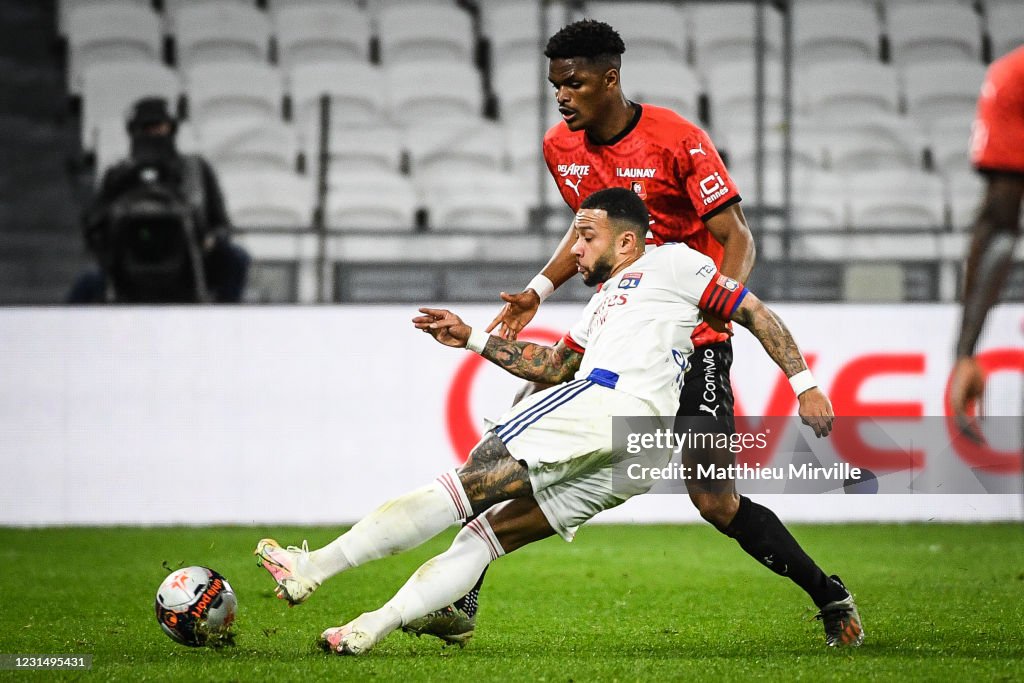 Olympique Lyonnais v Stade Rennais - Ligue 1 Uber Eats