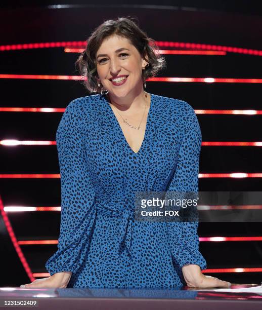 Guest panelist Mayim Bialik in the "Top 5, Dance The Night Away" episode of THE MASKED DANCER airing Wednesday, Feb. 3 on FOX.
