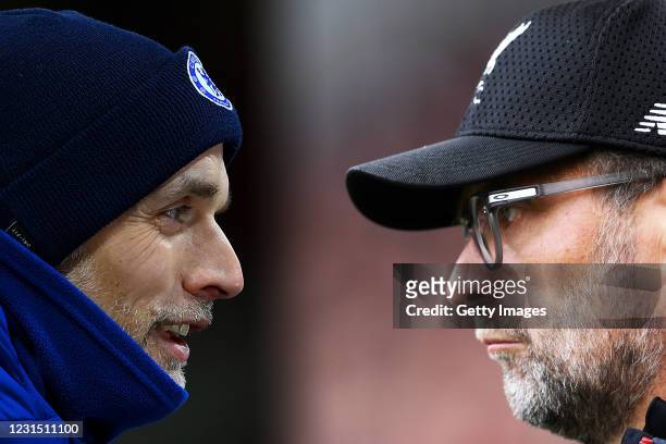 Jurgen Klopp, Manager of Liverpool looks on during the Premier League match between Sheffield United and Liverpool FC at Bramall Lane on September...