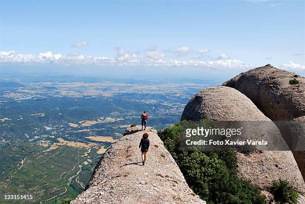 montserrat mountain from catalonia - monserrat mountain stock pictures, royalty-free photos & images
