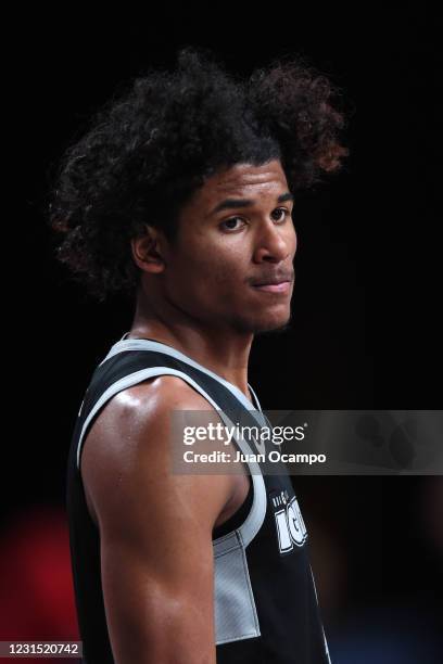 Jalen Green of Team Ignite looks on during the game on March 4, 2021 at AdventHealth Arena in Orlando, Florida. NOTE TO USER: User expressly...