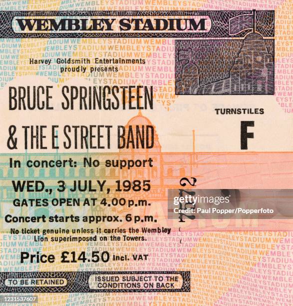 Springsteen Movie Tickets Bruce Springsteen London Photos and Premium High Res Pictures - Getty ...