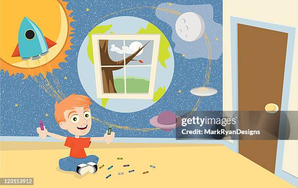 spacewall - ground ginger stock illustrations
